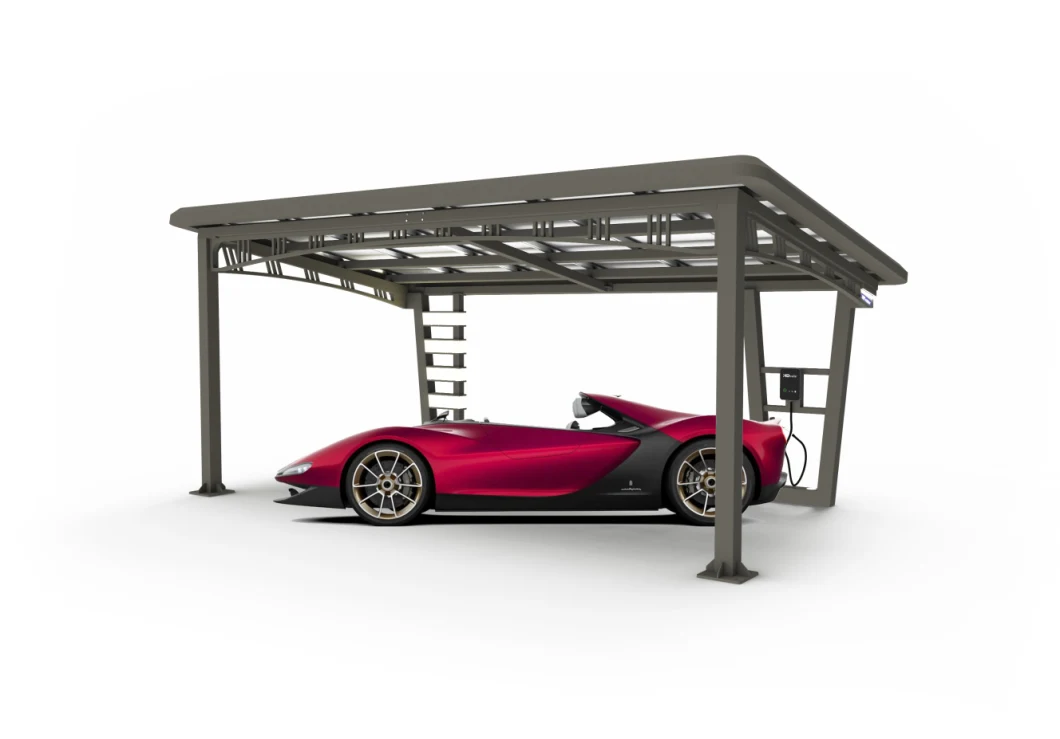 Waterproof Commercial Solar Carport Parking Lots Mounting System