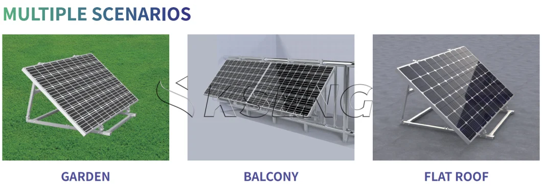 Easy Solar Kit Balcony Solar Panel Mounting Brackets Solar Balcony Installation for Solar Mounting System