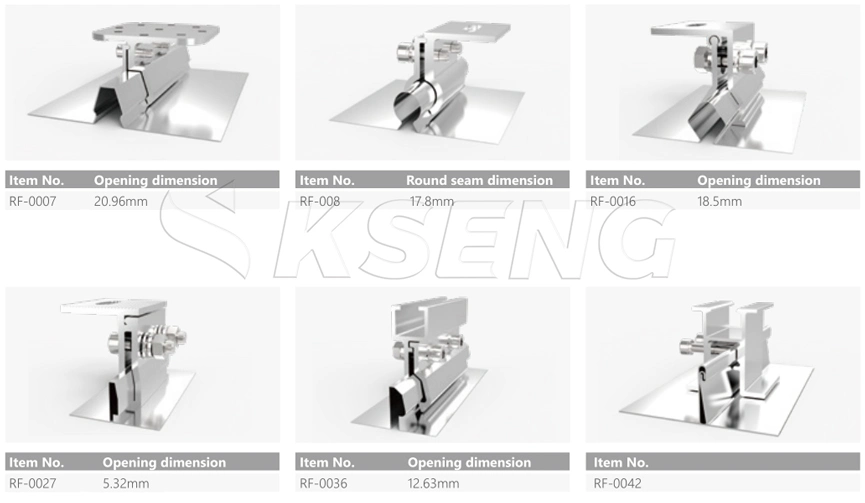 Solar Bracket Standing Seam Roof Clamp Standing Seam Clamp Solar Rooftop System